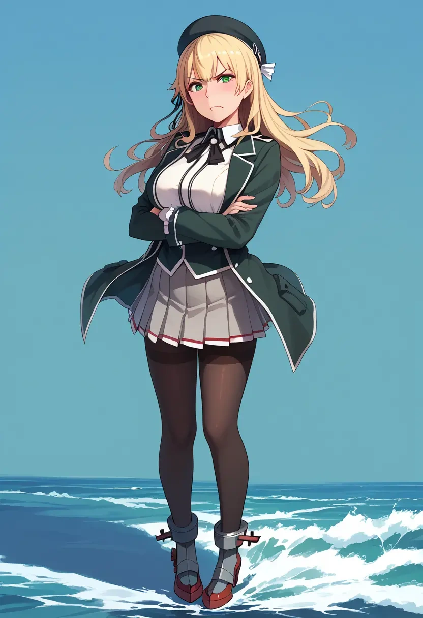 kantai_collection,atago_(kancolle),winter,student uniform,duffle coat  - 