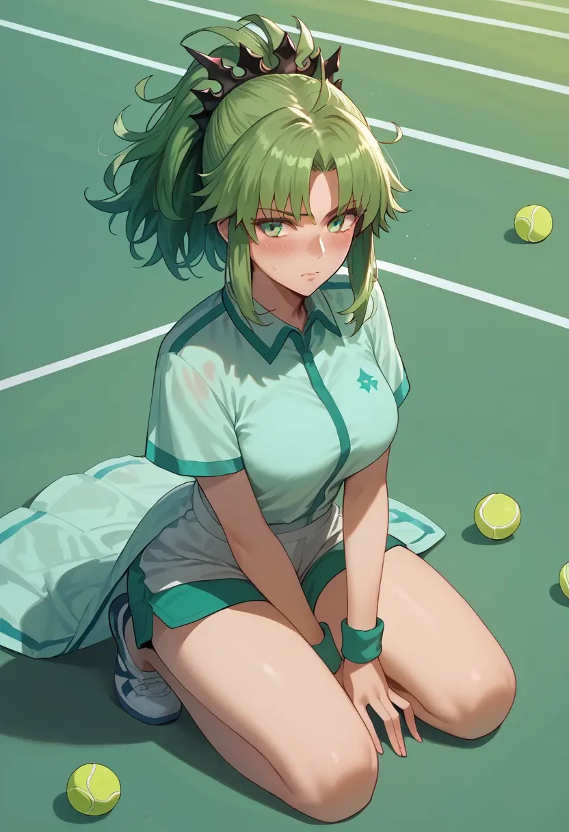 fate_(series),atalanta_(fate),tennis polo,skort  - 