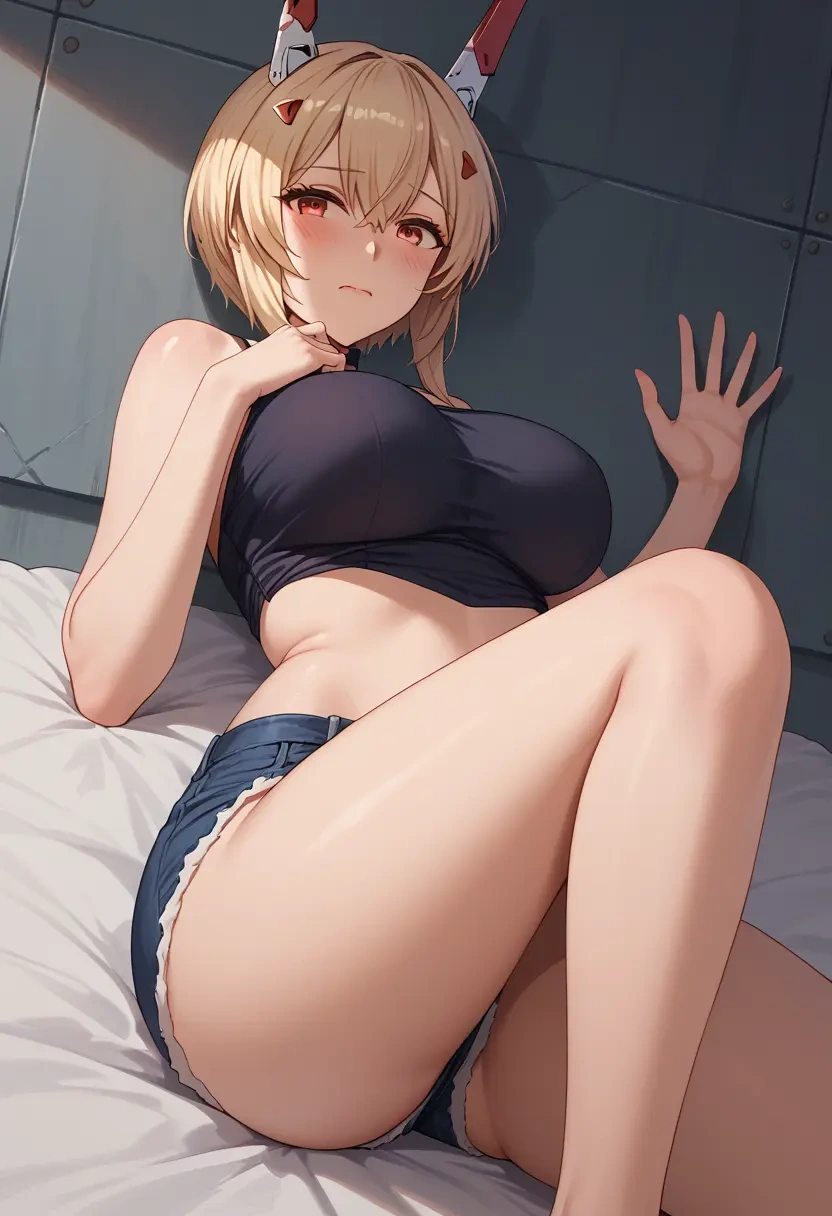 azur_lane,ayanami_(azur_lane),shorts,sexy  - 