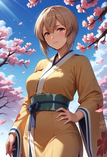 kantai_collection,ayanami_(kancolle),kimono  - AI generated anime art