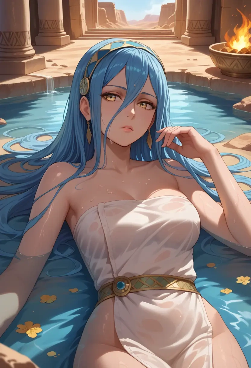 fire_emblem,azura_(fire_emblem),towel,sexy  - 