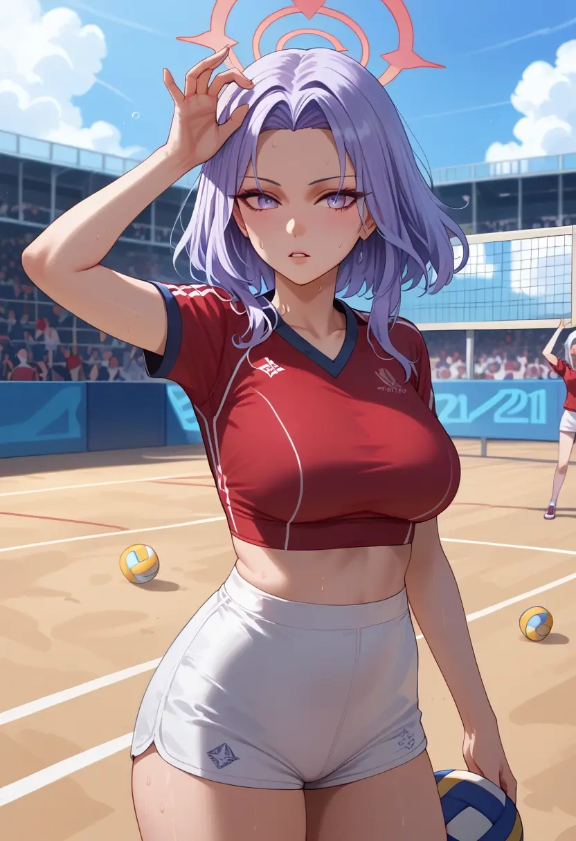 blue_archive,azusa_(blue_archive),volleyball uniform  - 