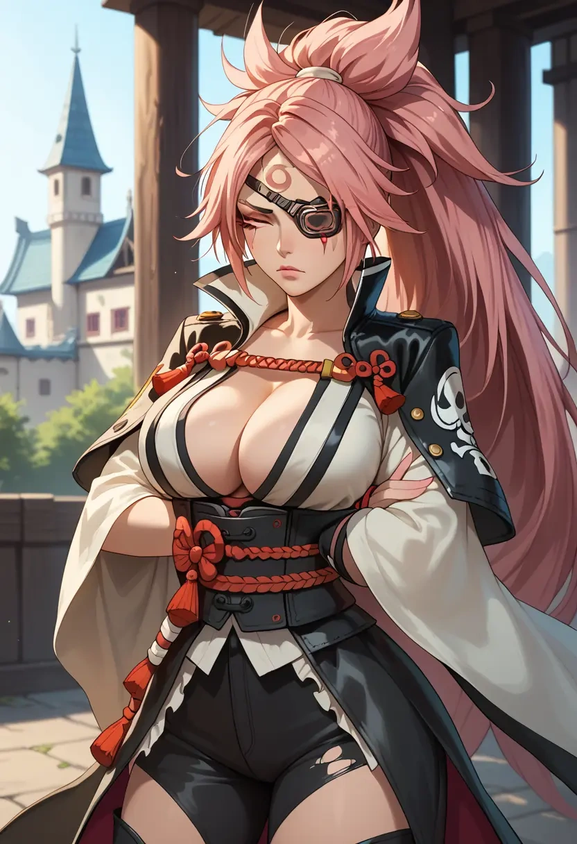 guilty_gear,baiken,pirate  - 