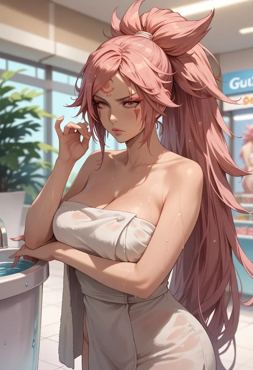 guilty_gear,baiken,towel,sexy  - 