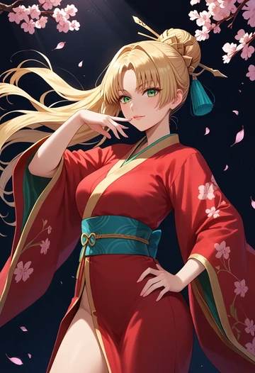 fate_(series),barghest_(fate),kimono  - AI generated anime art