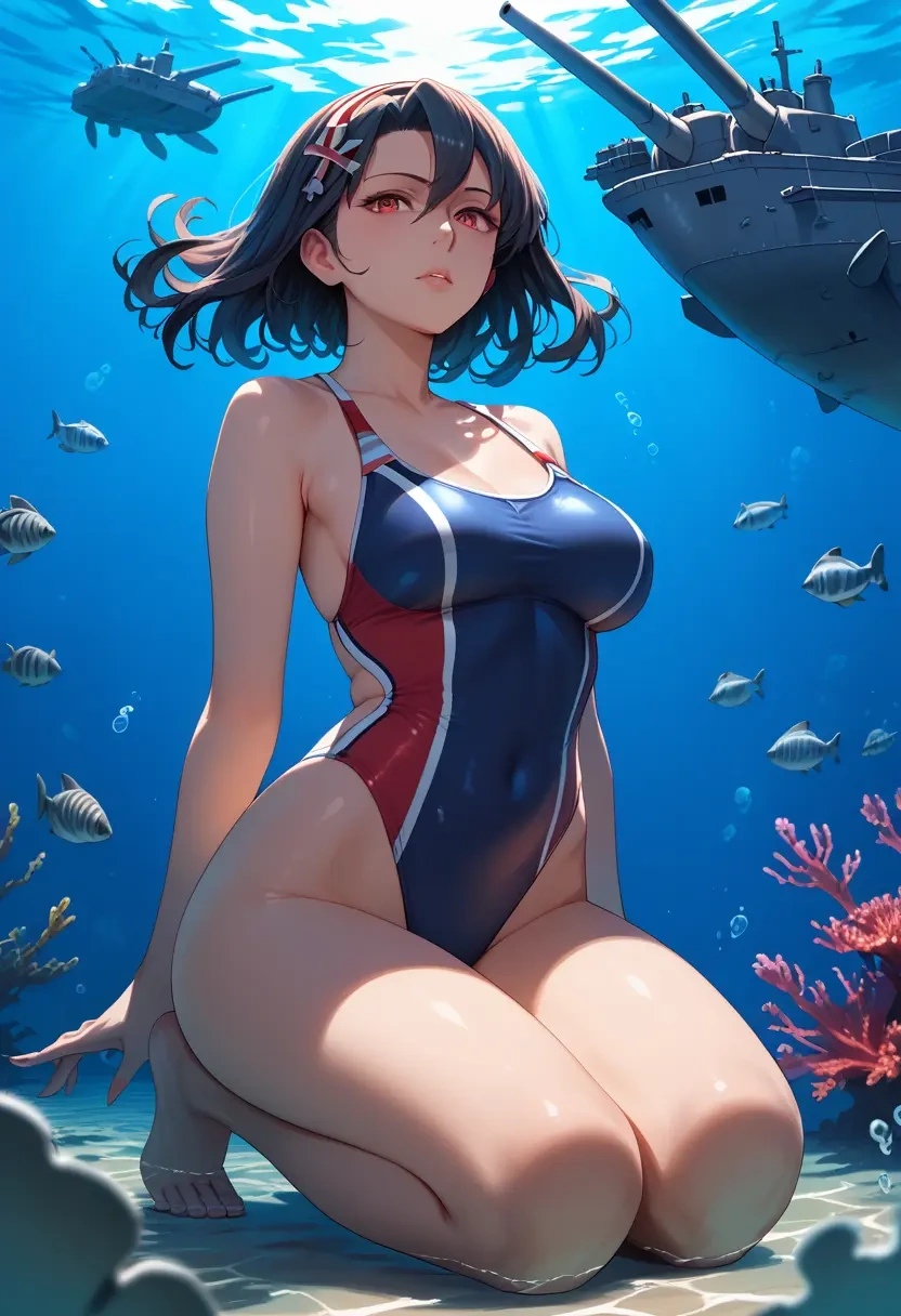 kantai_collection,battleship_princess,swimsuit,sexy  - 