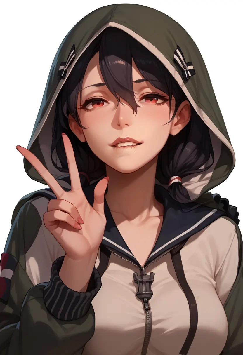 kantai_collection,battleship_princess,crop hoodie,shorts  - 