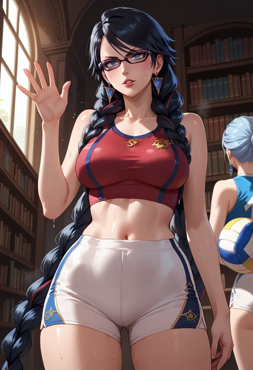 bayonetta_(series),bayonetta,volleyball uniform  - 