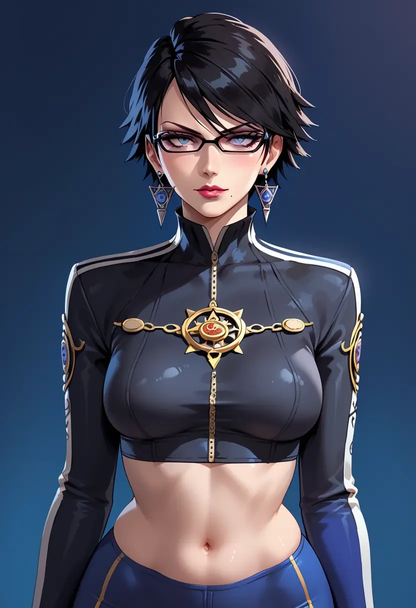 bayonetta_(series),bayonetta,athletic,track suit  - 