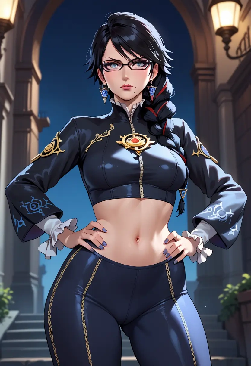 bayonetta_(series),bayonetta,athletic,track suit  - 