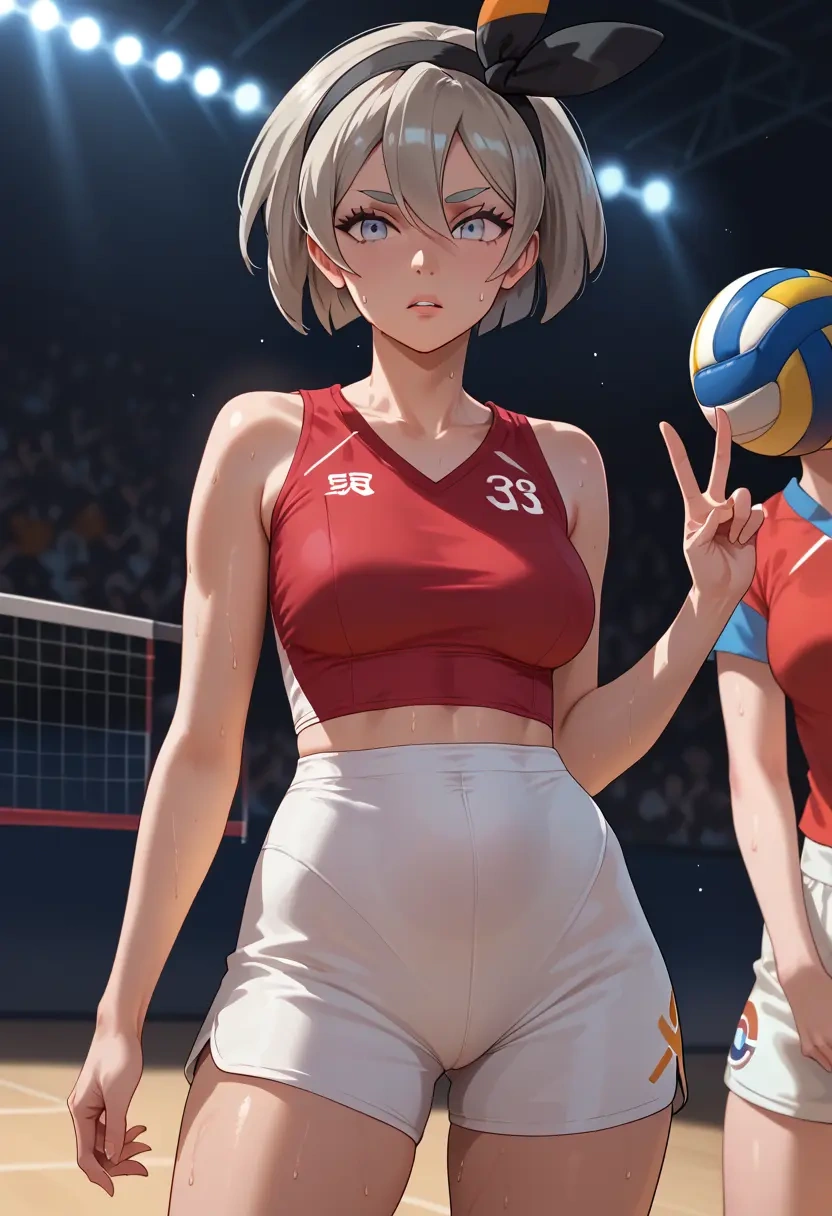 pokemon,bea_(pokemon),volleyball uniform  - 