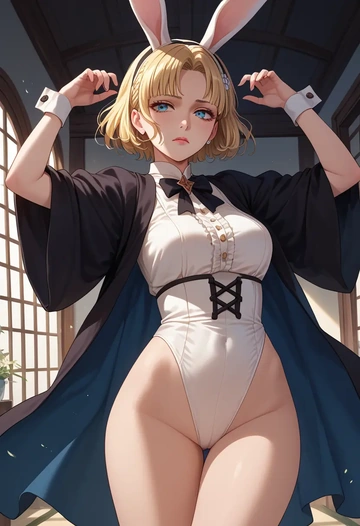 umineko_no_naku_koro_ni,beatrice_(umineko),bunny girl  - AI generated anime art