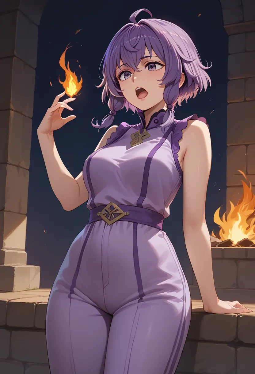 fire_emblem,bernadetta_von_varley,jumpsuit,sleeveless,flare pants  - 