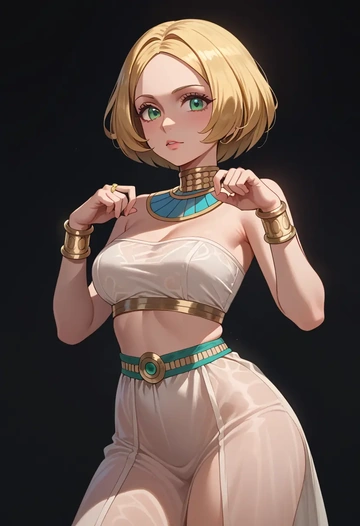 pokemon,bianca_(pokemon),Egyptian  - AI generated anime art