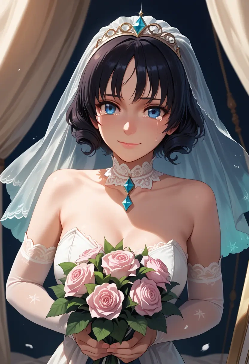 black_rock_shooter,black_rock_shooter_(character),wedding  - 