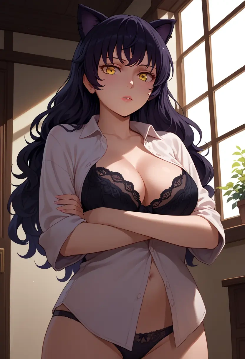 rwby,blake_belladonna,lingerie,sexy  - 