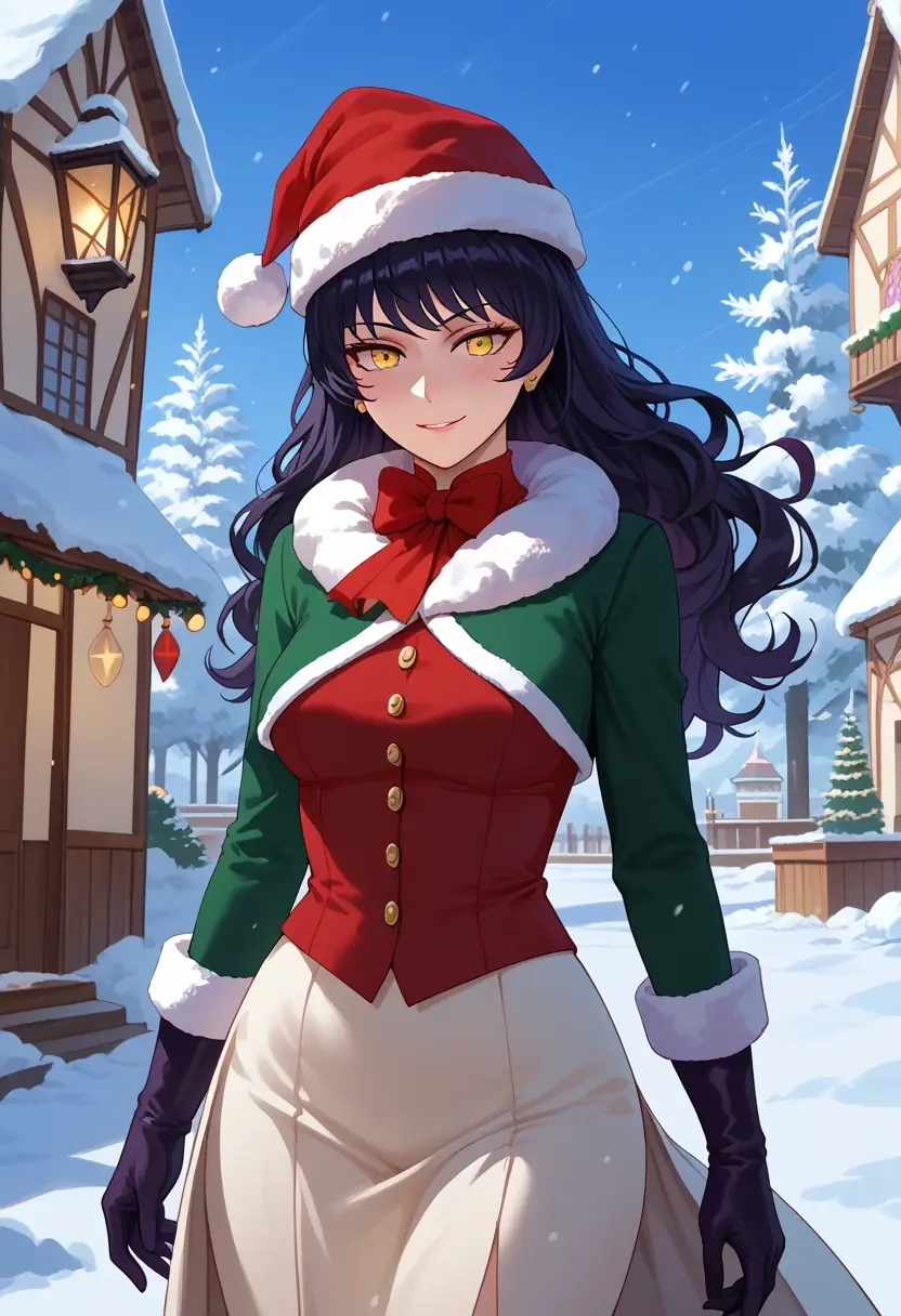 rwby,blake_belladonna,Christmas,dress  - 