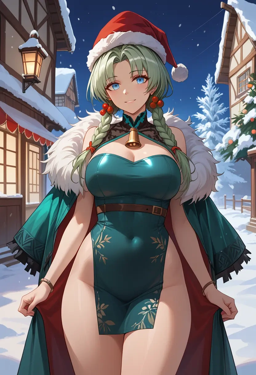 arknights,blaze_(arknights),Christmas,dress  - 