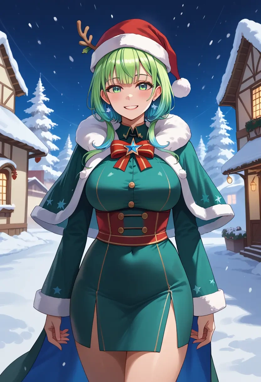 hololive,bloop_(gawr_gura),Christmas,dress  - 