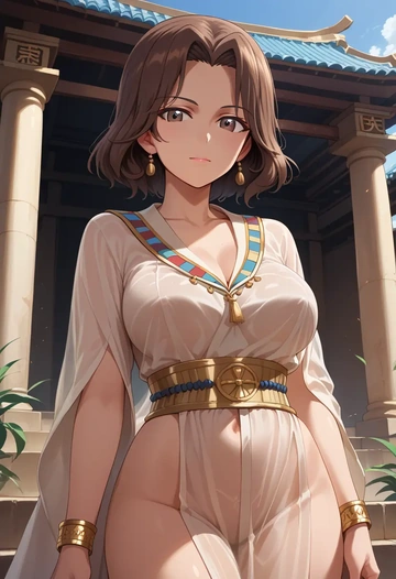 girls_und_panzer,boko_(girls_und_panzer),Egyptian  - AI generated anime art