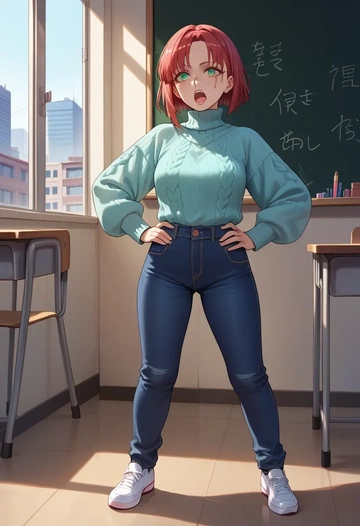 fate_(series),boudica_(fate),teacher  - AI generated anime art