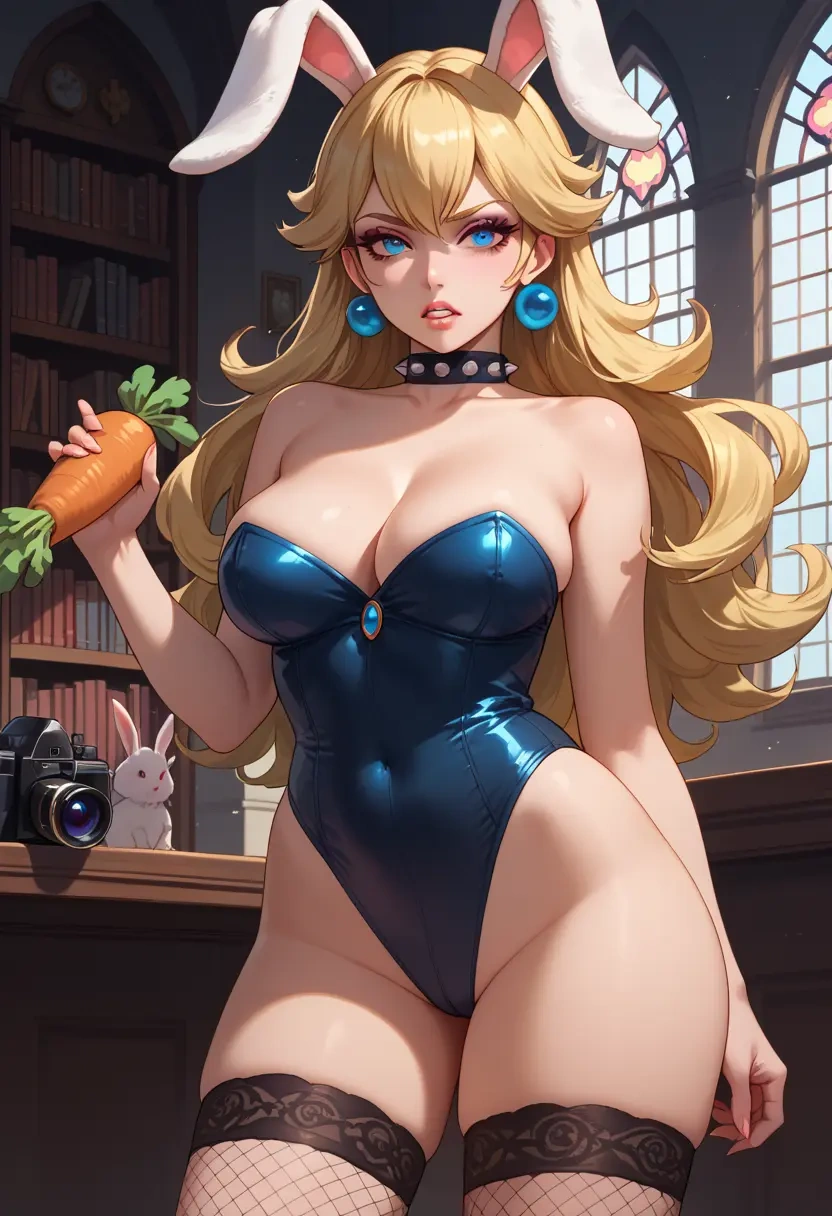 mario_(series),bowser,bunny girl, sexy,stockings  - 