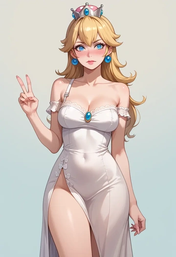 mario_(series),bowser,silk slip dress  - AI generated anime art