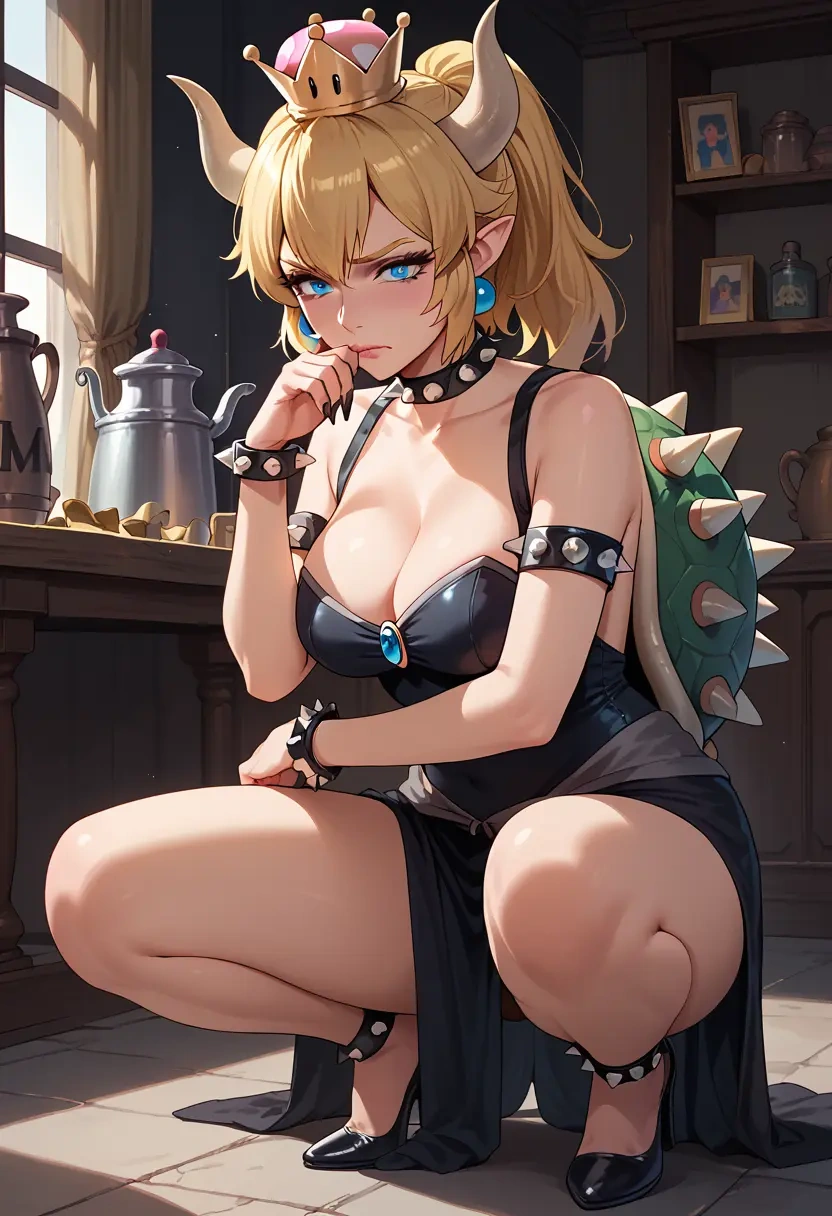 mario_(series),bowsette,pajamas  - 