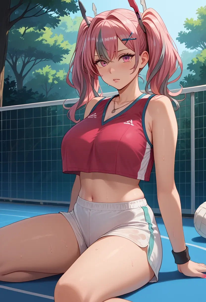 azur_lane,bremerton_(azur_lane),volleyball uniform  - 