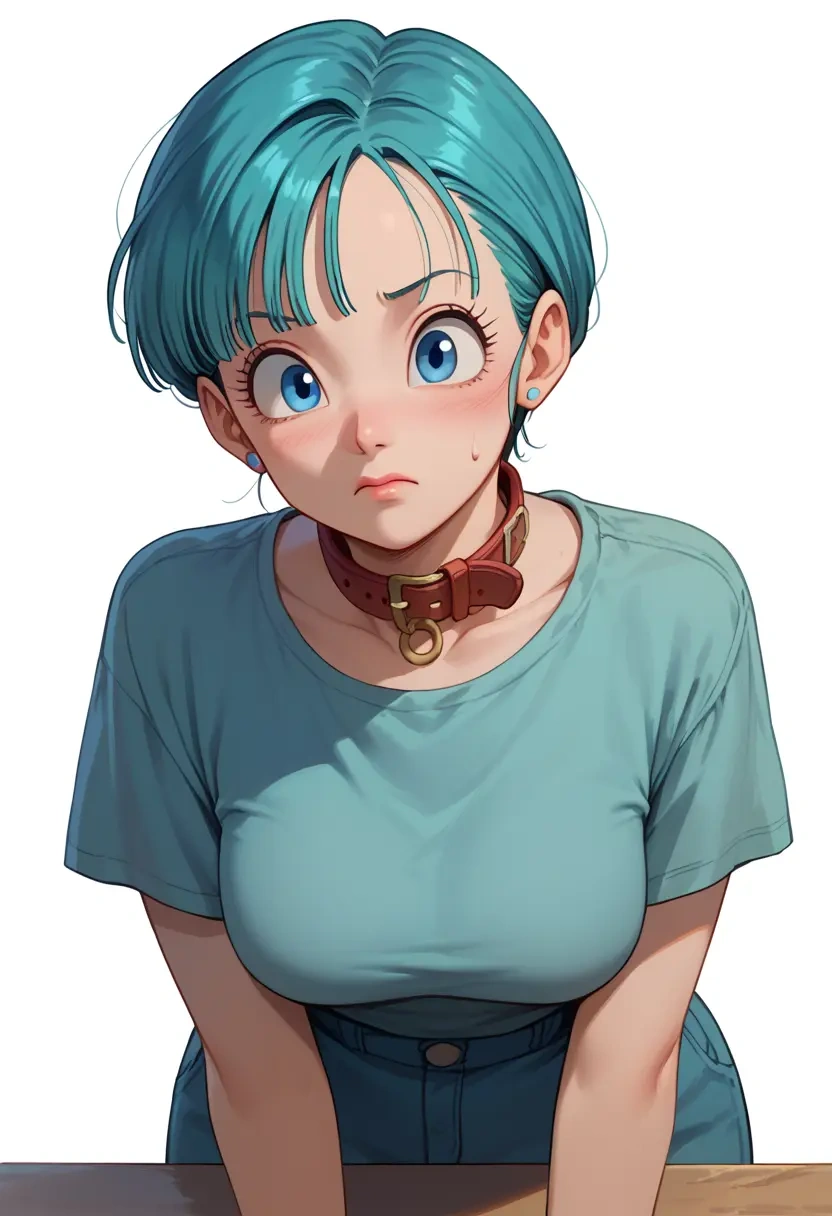 dragon_ball,bulma,polo shirt,tennis skirt  - 