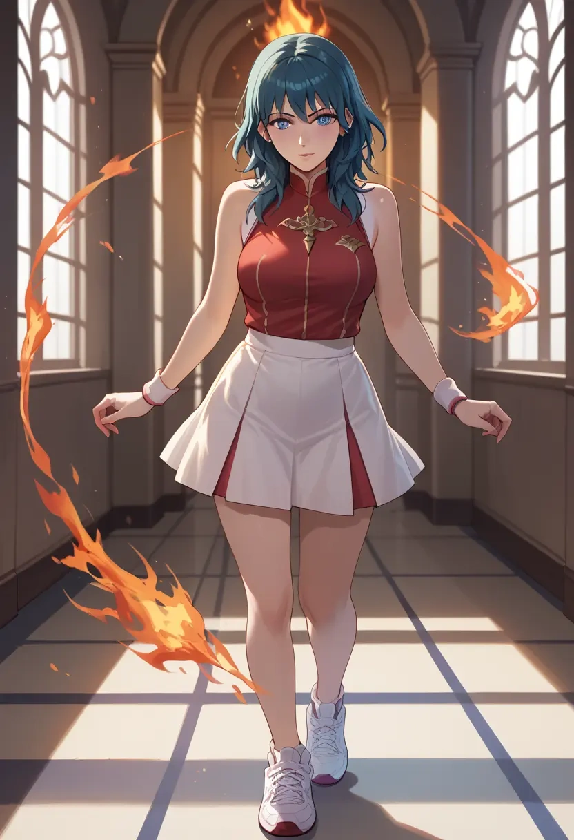 fire_emblem,byleth_(female)_(fire_emblem),tennis skirt  - 