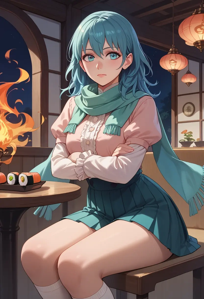 fire_emblem,byleth_(female)_(fire_emblem),spring,student uniform,blouse  - 