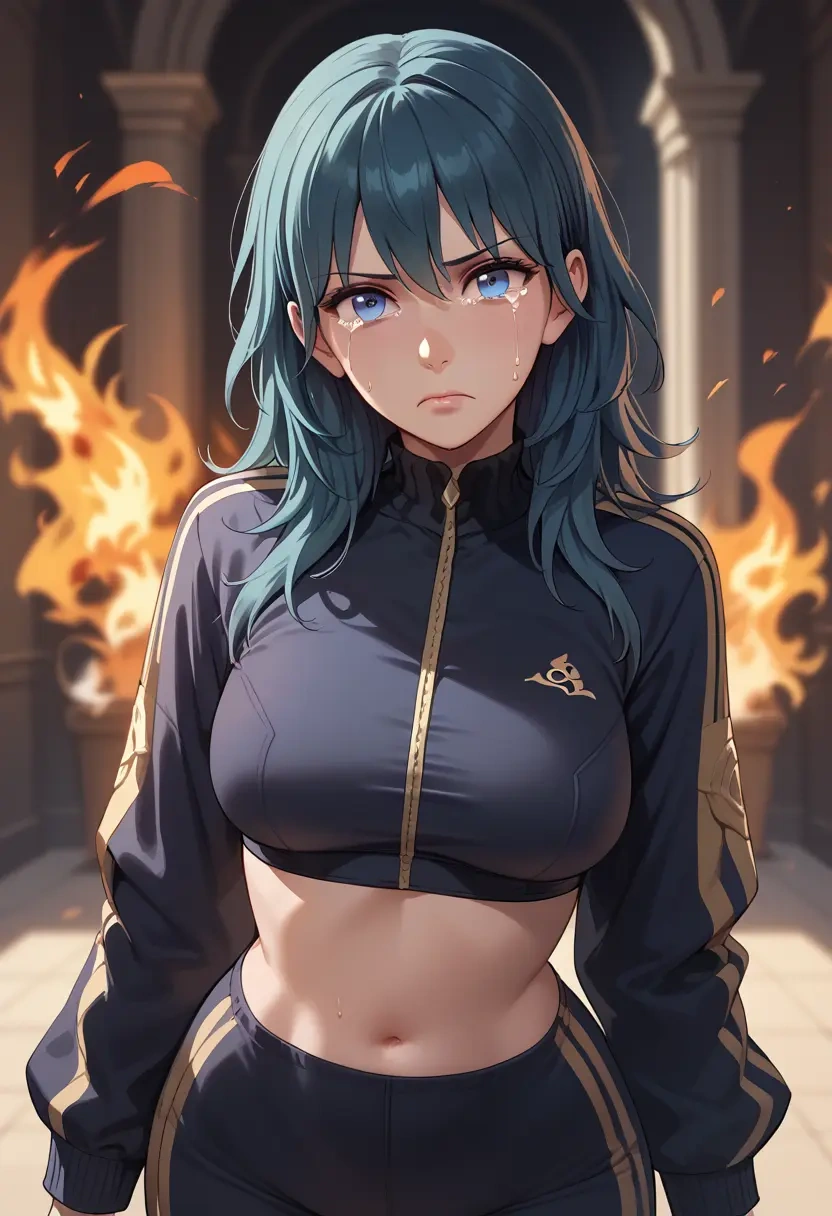 fire_emblem,byleth_(female)_(fire_emblem),athletic,track suit  - 