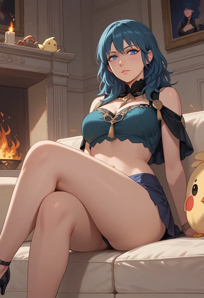 fire_emblem,byleth_(fire_emblem),crop top  - 