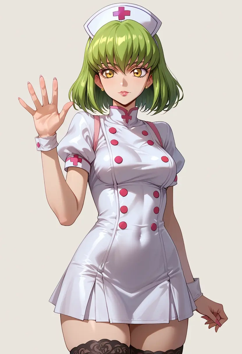 code_geass,c.c.,nurse pantyhose,mini skirt, sexy  - 