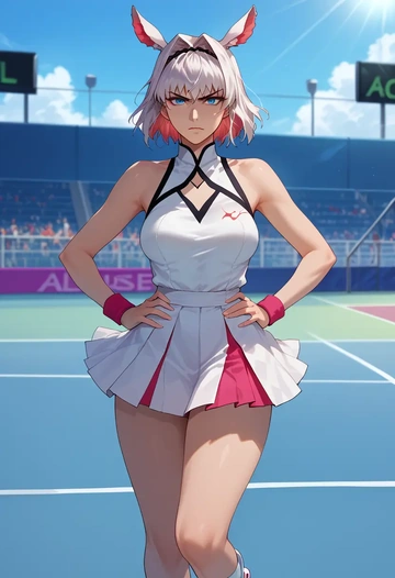 fate_(series),caenis_(fate),tennis skirt  - AI generated anime art