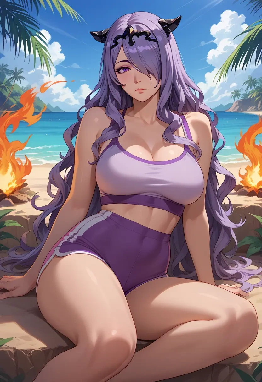 fire_emblem,camilla_(fire_emblem),yoga shorts  - 