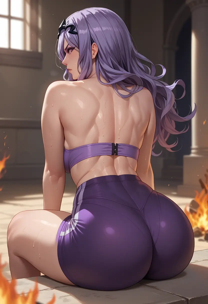 fire_emblem,camilla_(fire_emblem),yoga shorts  - 