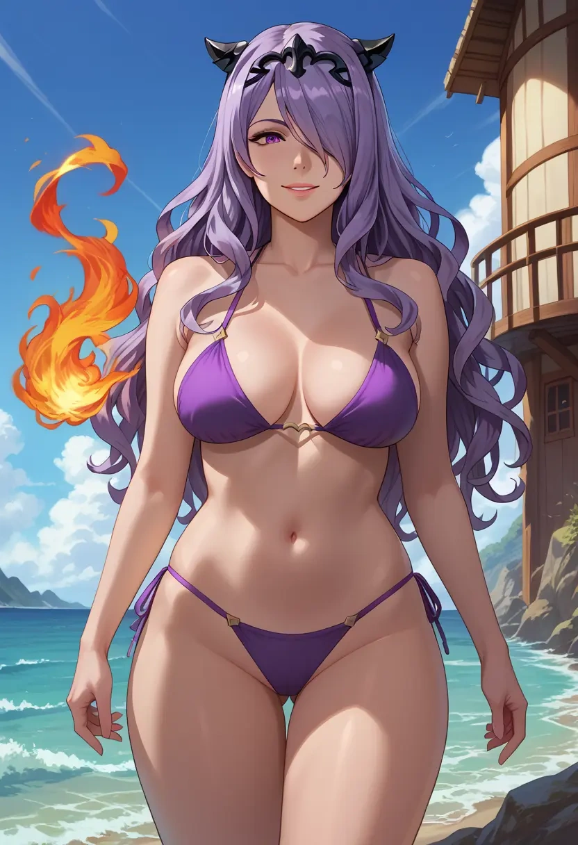 fire_emblem,camilla_(fire_emblem),bikini,rainbow-colored,sexy  - 