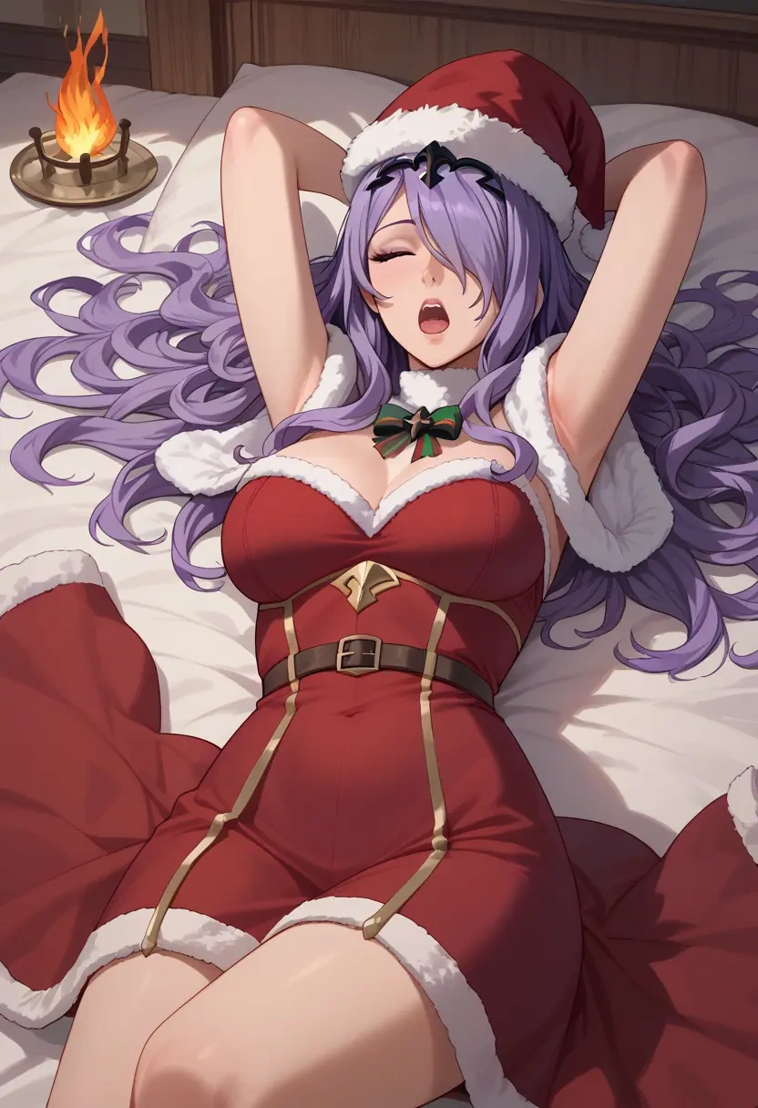 fire_emblem,camilla_(fire_emblem),Christmas,red velvet dress  - 