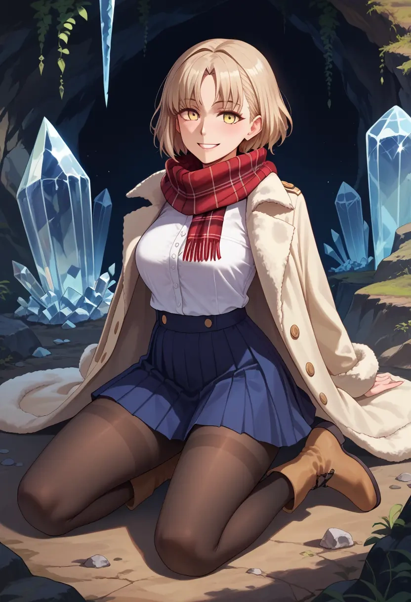 fate_(series),caren_hortensia,winter,student uniform,fur-trimmed coat  - 