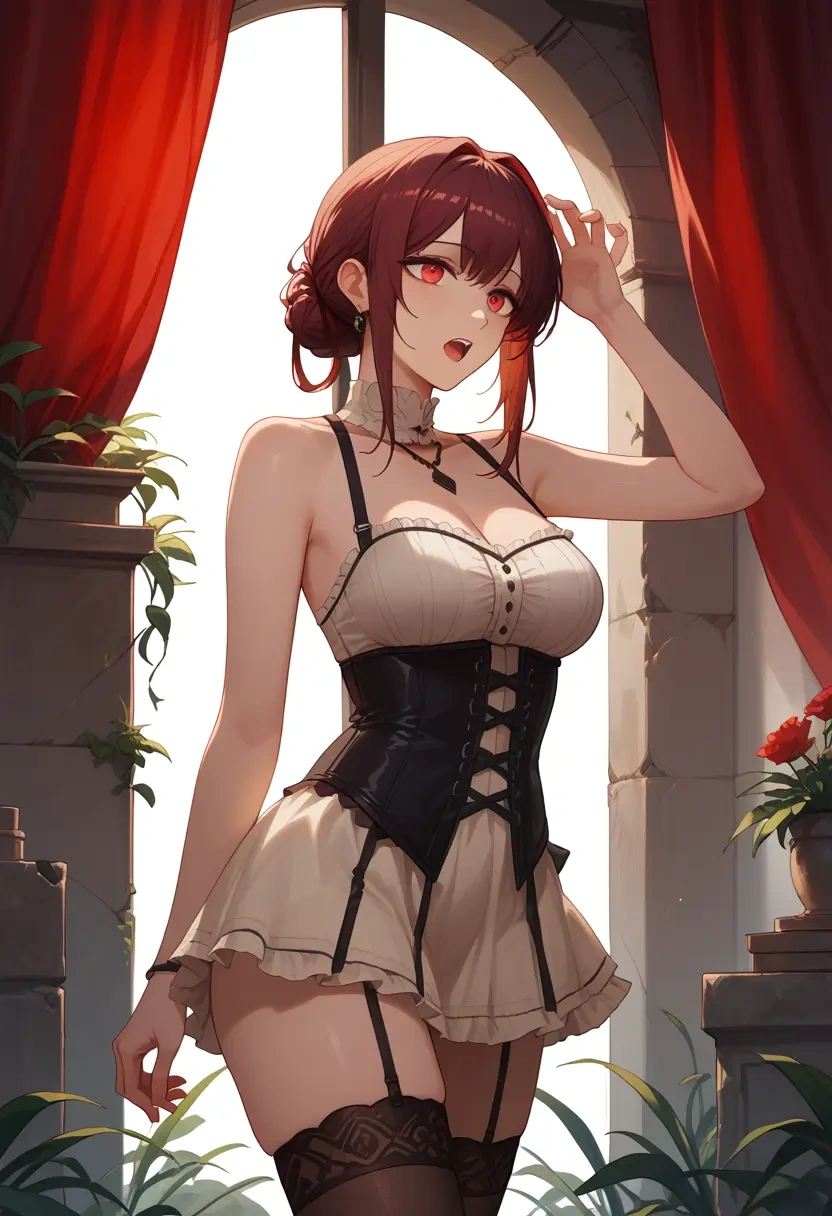 arknights,ceobe_(arknights),Victorian-era,stockings,sexy  - 