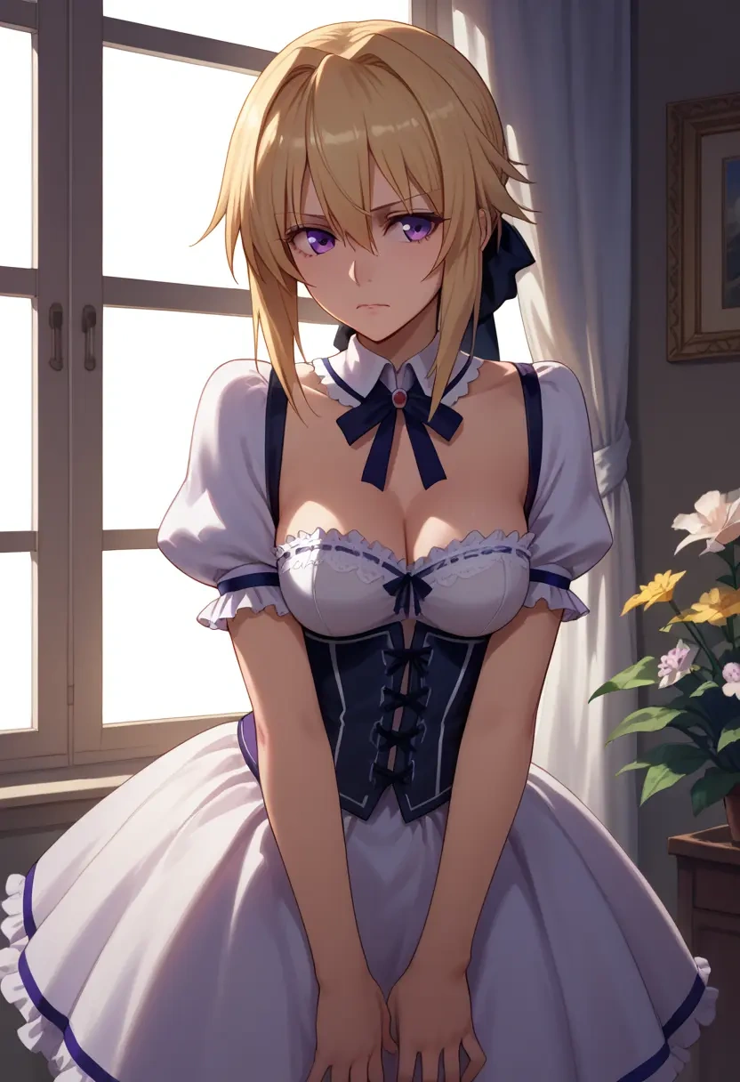 infinite_stratos,charlotte_dunois,corset,bustier,long tulle skirt  - 