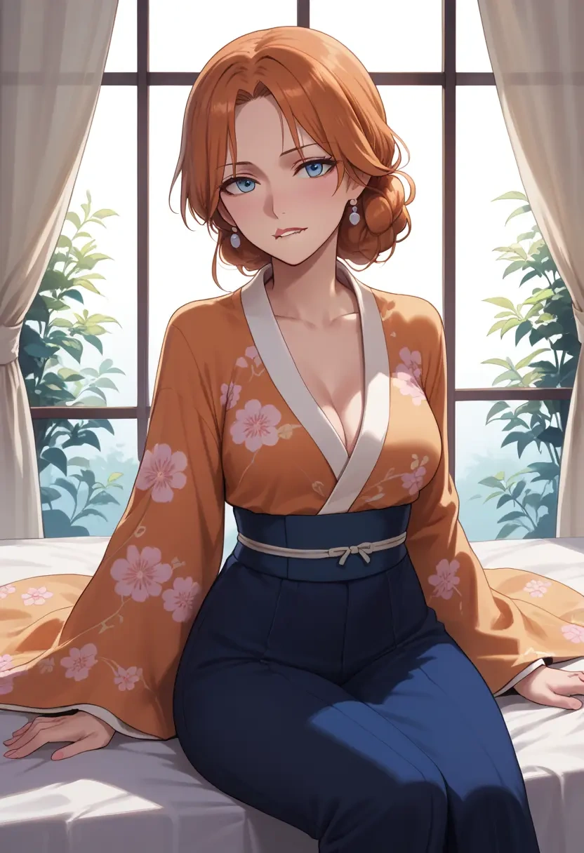 world_witches_series,charlotte_e._yeager,kimono,silk,wide-leg trousers  - 