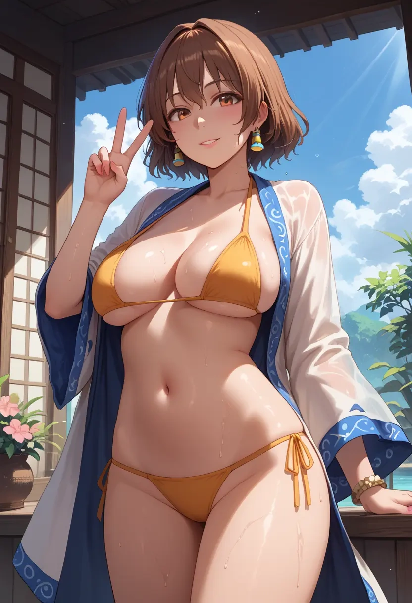 touhou,chen,bikini  - 