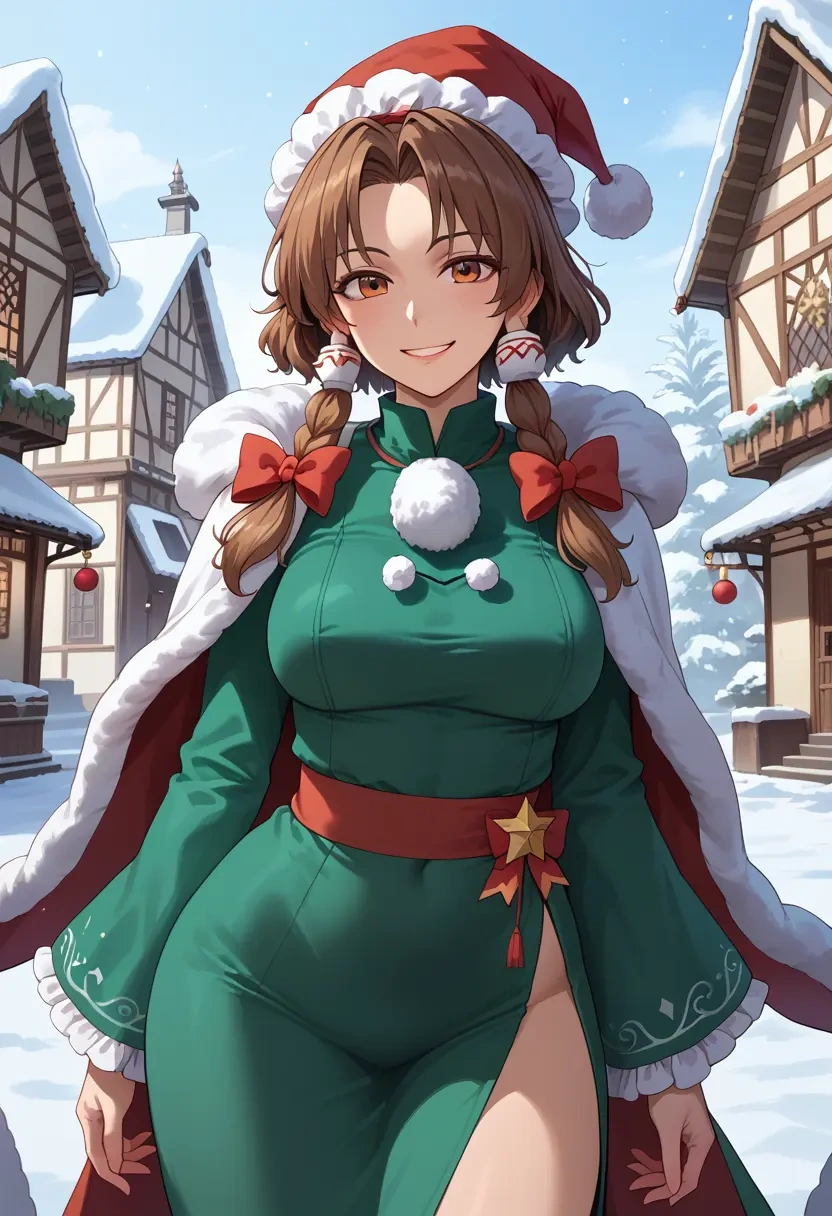 touhou,chen,Christmas,dress  - 