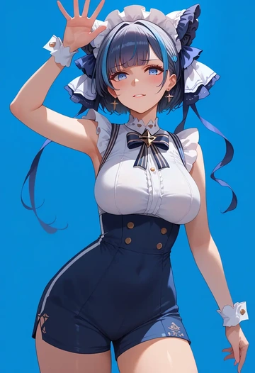 azur_lane,cheshire_(azur_lane),athletic,shorts,sexy  - AI generated anime art