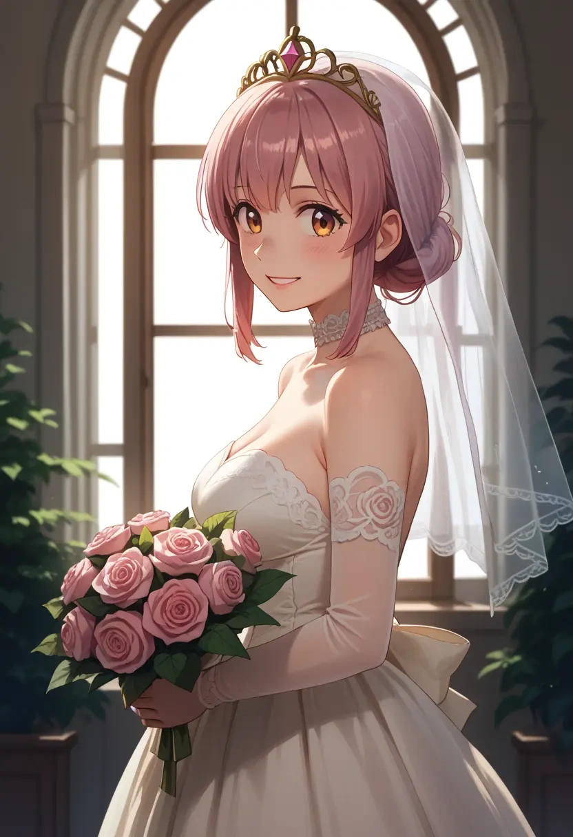 machikado_mazoku,chiyoda_momo,wedding  - 