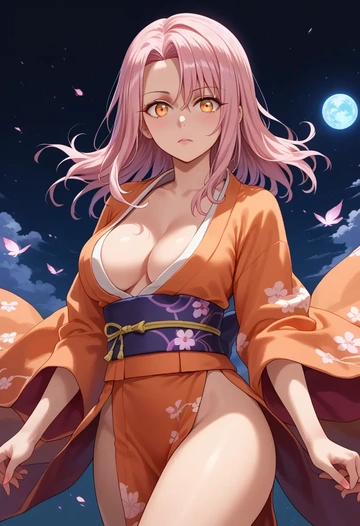 fate_(series),chloe_von_einzbern,kimono,sexy  - AI generated anime art