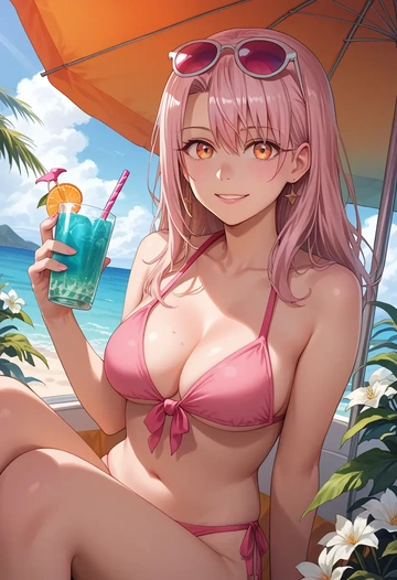 fate_(series),chloe_von_einzbern,bikini  - AI generated anime art